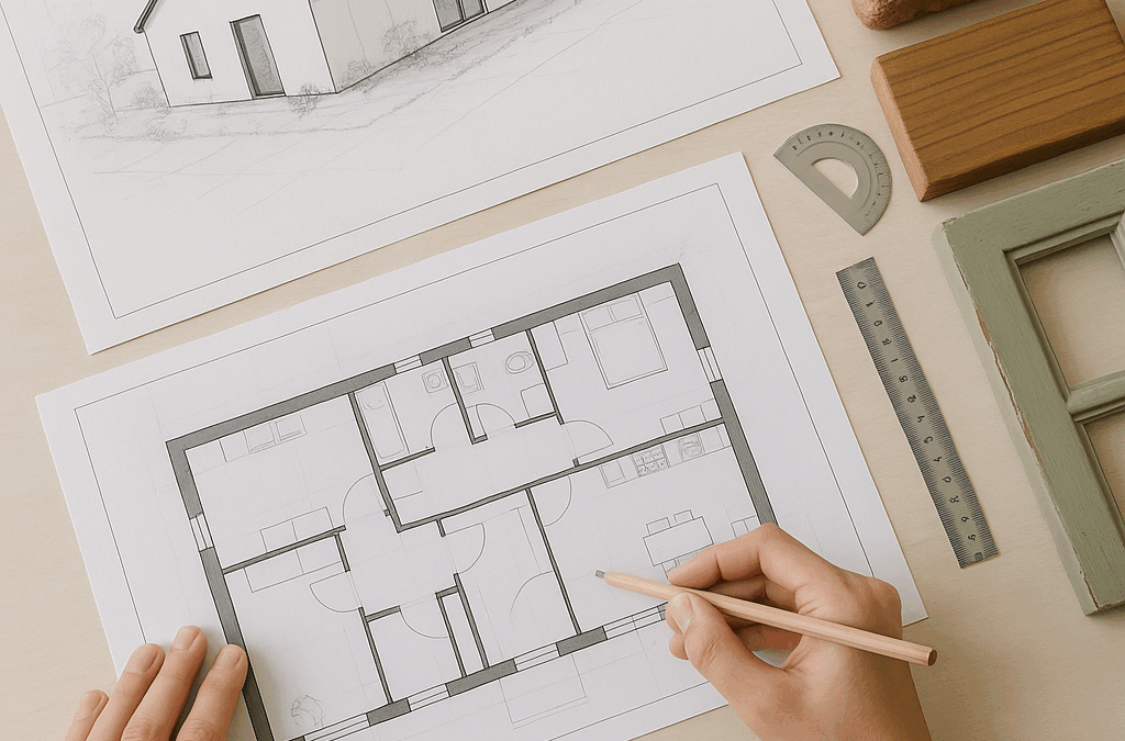 Længehus plantegning med fokus på genbrug og økonomi